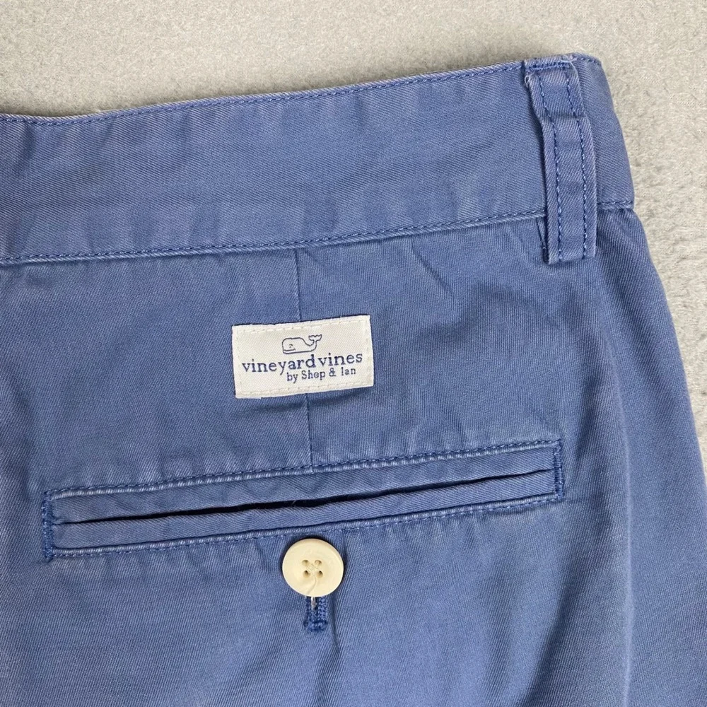 Vineyard Vines Club Short Cotton Twill Chino Shorts Mens 30‎ Blue Shep & Ian